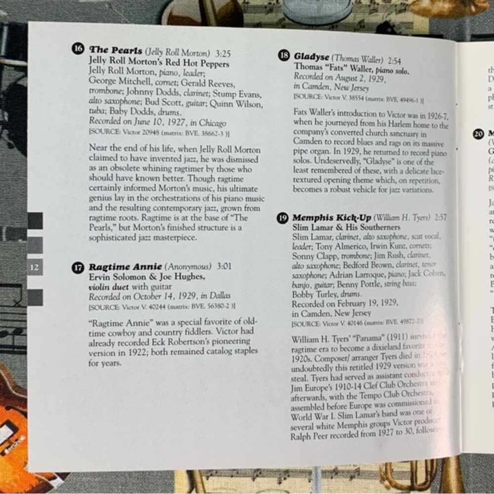 Various Artists Ragtime CD. - Picture 13 of 16